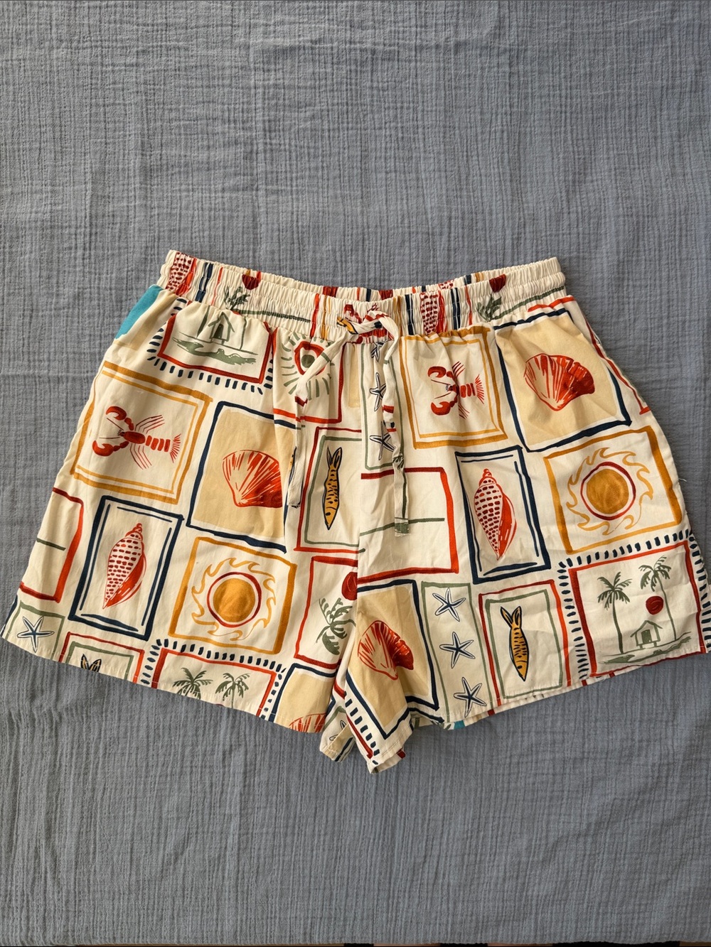 Petal and Pup 100% Cotton Summer Motif Shorts